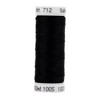 Sulky12wt Cotton Petites 50yds - Black (Box of 3) Photo