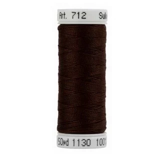 Sulky12wt Cotton Petites 50yds - Dark Brown (Box of 3) Photo