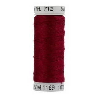 Sulky12wt Cotton Petites 50yds - Red (Box of 3) Photo