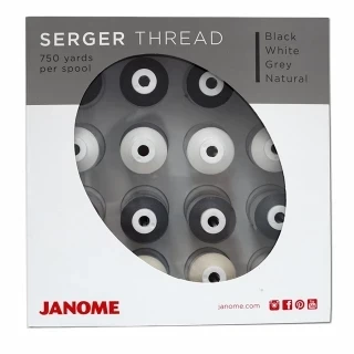 Janome Serger Thread Kit  16 PK (SERGERTHDKIT Photo