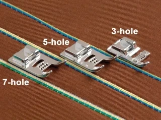 5-hole Cording Foot - 494570-20B (ESG-CF5) (SA157) Photo