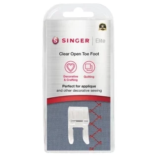 Singer Elite Clear Open Toe Presser Foot Photo