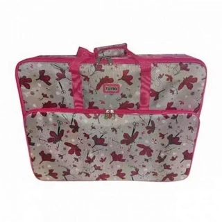 Tutto Large Embroidery Module Bag Daisies - Pink Photo