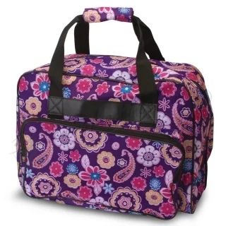 Janome Sewing Machine Tote Purple Fabric Photo