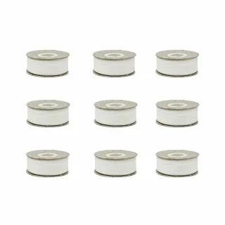 SuperBobs M Style Pre-wound Bobbin - White 9ct Photo