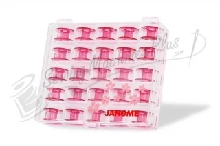 Janome Cherry Blossom Pink Bobbins & Motif Organizer Photo