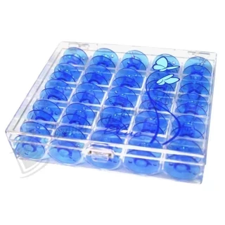 Janome Blue Bobbins with Storage Case Photo