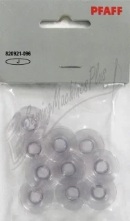 Grey Plastic Bobbins 10 pack Photo