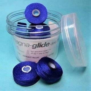 Prewound Bobbin 10pc Bright Blue Photo