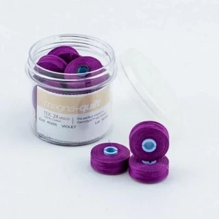 Violet Prewound Bobbin Magna Qlt M Photo