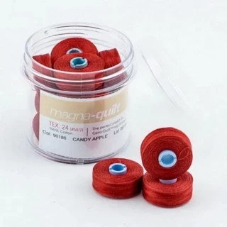 Candy Apple Red Prewound Bobbin Magna Qlt M Photo