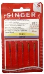 Singer Ball Point Needles - Style 2045 Size 100/16, 5pk Photo