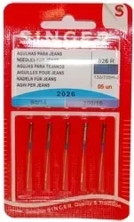 Singer Jeans Needles - Size 14 & 16 - 2026 - 5pk Photo