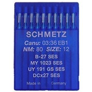 Schmetz B27 SES sz12/80 10/pkg Photo