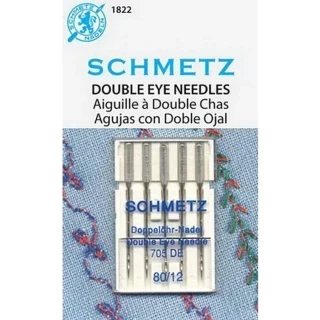 Schmetz Double Eye 5Pack sz12/80 Photo