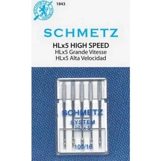 Schmetz HLx5 Quilt sz100/16 5p Photo