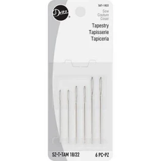 Dritz Hand Needles-Tapestry Sz 18/22 (Box of 6) Photo