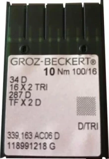 Groz-Beckert Needles Size 100/16 TRI 10 pack Photo