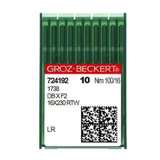 Groz-Beckert Needles 1738LR/DBx1LR/16X230RTW/DBXF2 Size 100/16 (724192) Photo