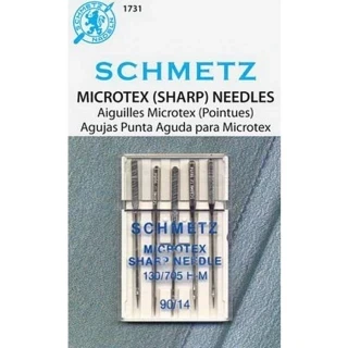 Schmetz Microtex 5pk sz14/90 BOX10 Photo