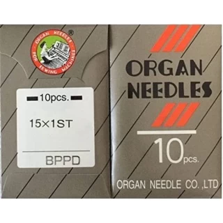 Organ Titanium Ball Point Embroidery Needles - 10 pack sz 90/14 (6689) Photo