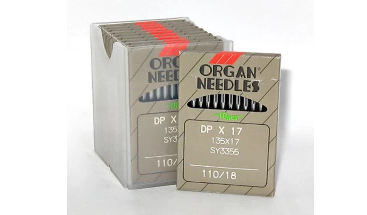 Organ Industrial Needles DPx17, 135X17 #18 10pk. Banner Photo