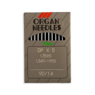 Organ Industrial Needles System DPx5 135x5 and 135x7 - 10pk Size 90/14 Photo