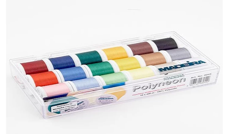 Madeira Polyneon 18 Spool Thread Kit Banner Photo