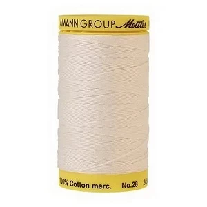 Silk Finish Cotton 28wt 245m (Box of 5) WHITE Photo