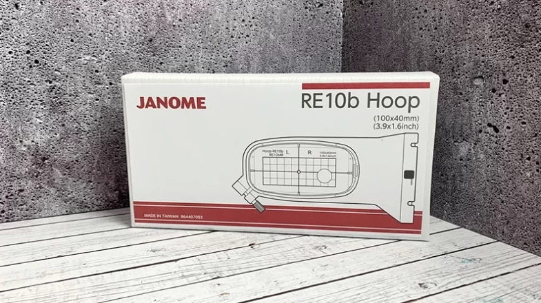 Janome Embroidery Hoop RE10b Banner Photo