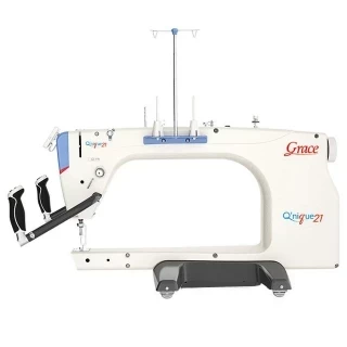 Qnique 21 Inch Long Arm Quilting Machine Head Only With Optional Quilting Frame (Refurbished) Photo