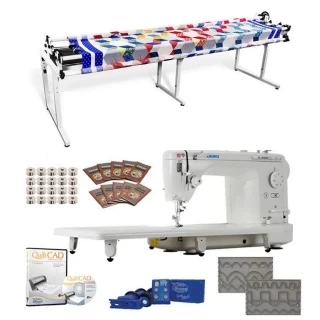 Juki TL-2010Q Long Arm, Grace 8ft Continuum Quilting Frame, Regulator and More Photo