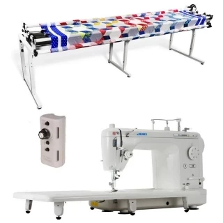 Juki TL-2000Qi Long Arm, Grace 8ft Continuum II Quilting Frame & Speed Control Photo