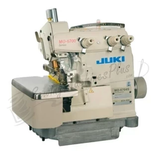 Juki MO-6704-150 Pearl 1.6mm Rolled Hem High-speed Overlock w/ Table & Motor Photo