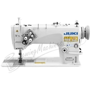 Juki LH-3528A 2-Needle Lockstitch Machine w/ Table & Motor Photo