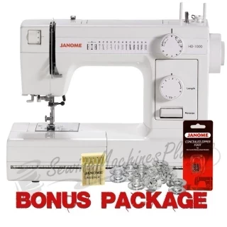 Janome HD1000 Mechanical Sewing Machine w/ FREE BONUS Photo