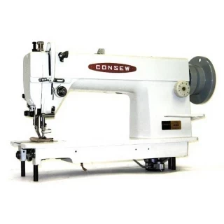 Consew 205RB-1 with Assembled Table and Servo Motor Photo