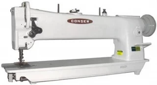 Consew 206RBL-25 Triple Feed, Heavy Duty, Single Needle, with Table and Servo Motor Photo