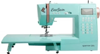 EverSewn Sparrow 30S Sewing Machine and Included Extension Table Photo