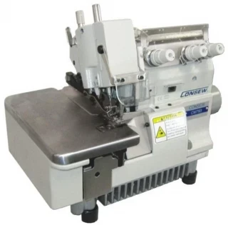 Consew CM793 - 2 Single Needle, 3 Thread Overlock with Assembled Table and Servo Motor Photo