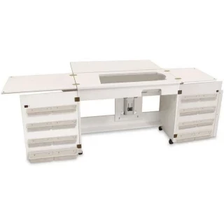 Arrow 98701 Bertha Sewing Cabinet for large machines - White Finish Photo