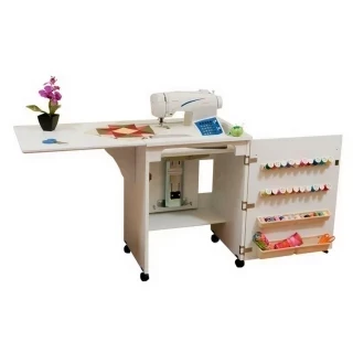 Arrow 98501 Sewnatra Compact Sewing Cabinet - White Finish Photo