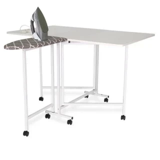 Arrow Millie Cutting & Ironing Table (White) Photo